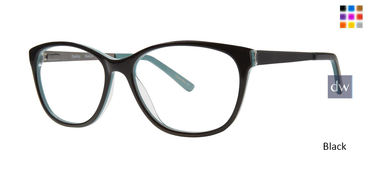 Black Destiny Raelyn Eyeglasses.