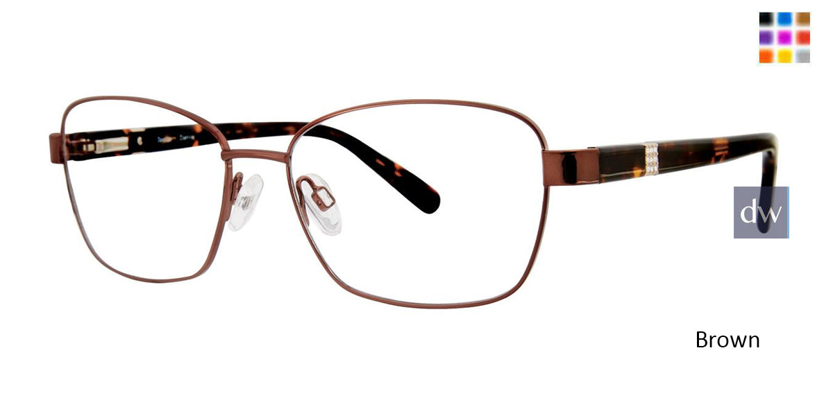 Brown Destiny Darcie Eyeglasses.