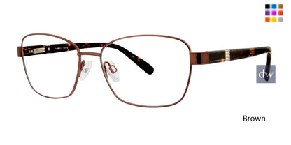 Brown Destiny Darcie Eyeglasses.