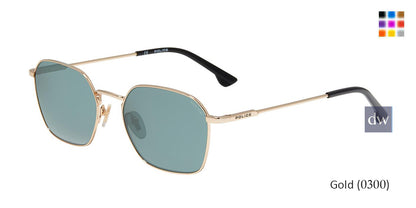 Gold(0300) Police SPL970 Sunglasses.