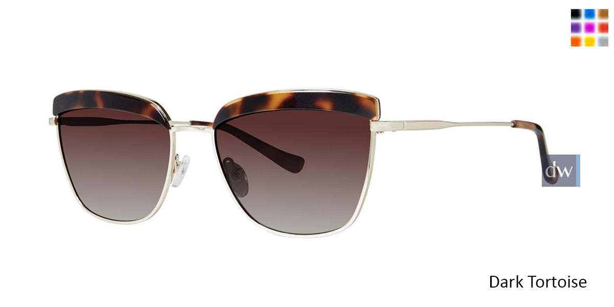 Dark Tortoise Kensie High Brow Sunglasses