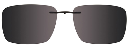 Satin Black Matt Light Steel Clip On