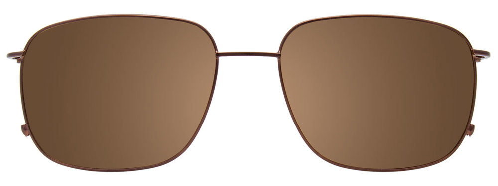 Light Brown Dark Brown Clip On
