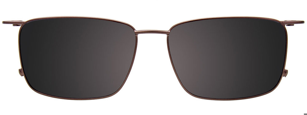 Khaki Gradient Grey Clip On