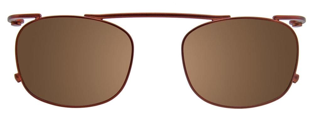 Matt Dark Brown Clip On