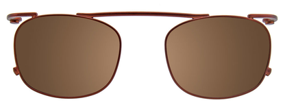 Matt Dark Brown Clip On