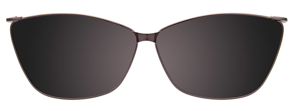 Purple Brown Marb Matt Brz Clip On
