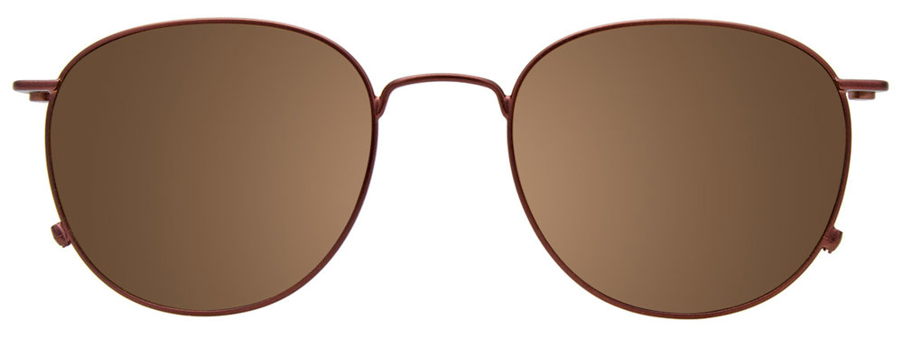 Brown Copper Clip On