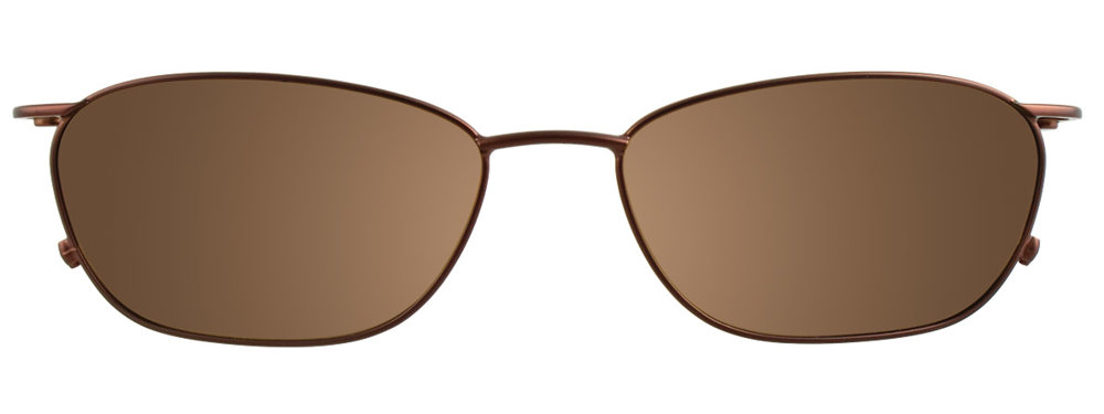 Matt Dark Brown Clip On