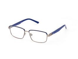 Matte Light Ruthenium Shiny Blue