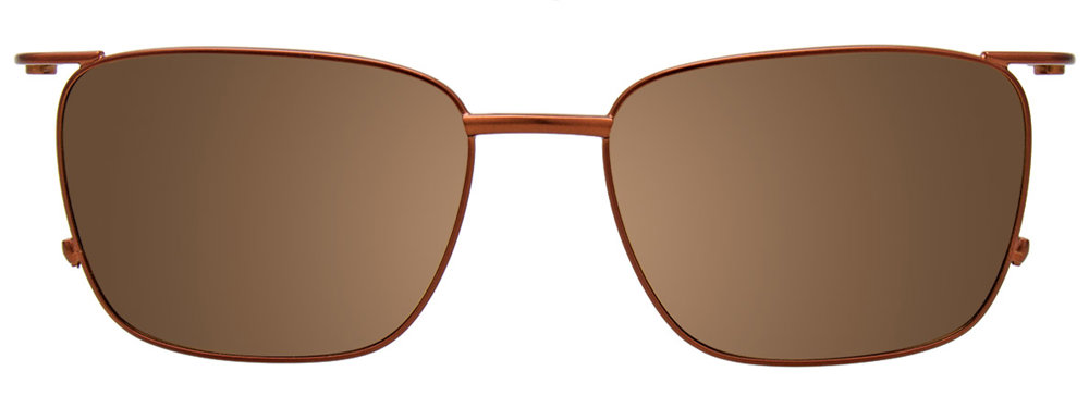 Brown Light Brown Matt Brown Clip On
