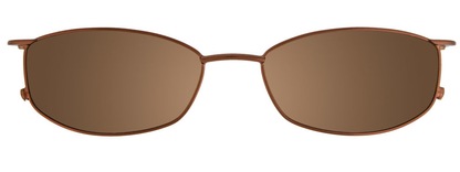 Satin Brown Clip On