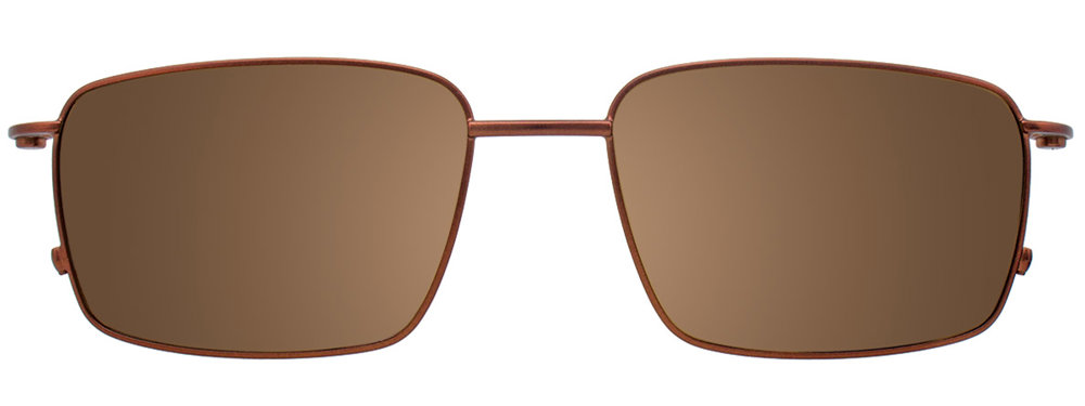 Satin Brown Clip On