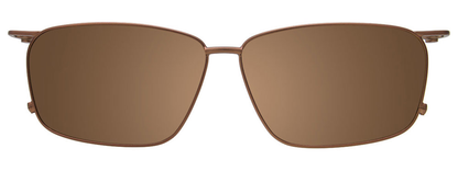 Matt Marble Brown Bronze Clip On