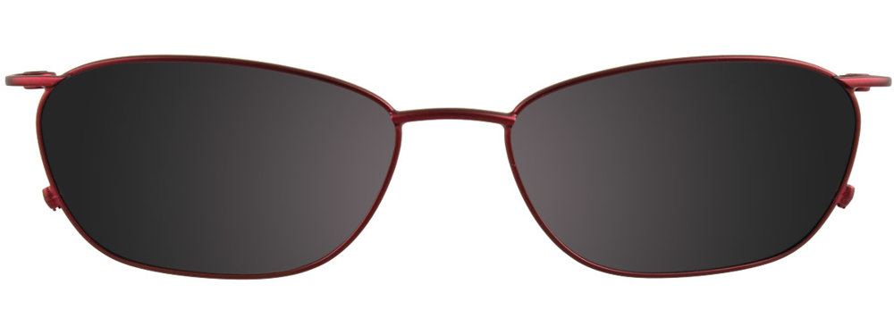 Matt Dark Red Clip On