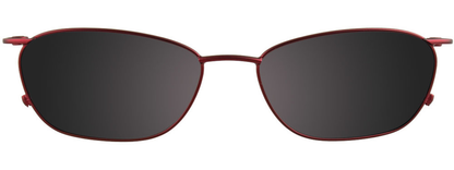 Matt Dark Red Clip On