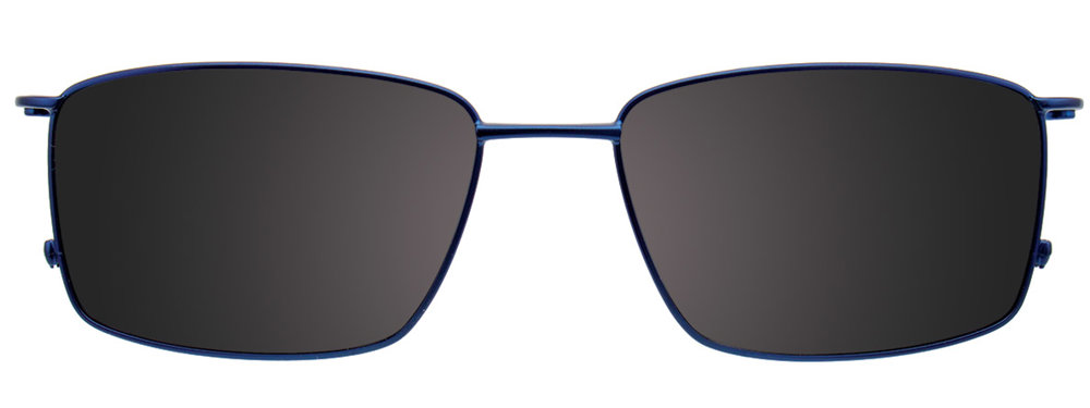 Satin Dark Blue Clip On
