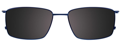 Satin Dark Blue Clip On