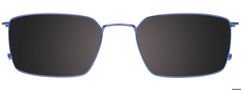 Brown Blue Clip On