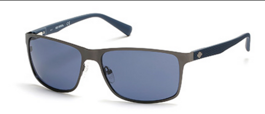 Matte Gunmetal Matte Blue