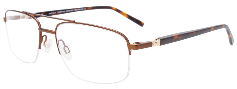 Brown Brushed Metal Black