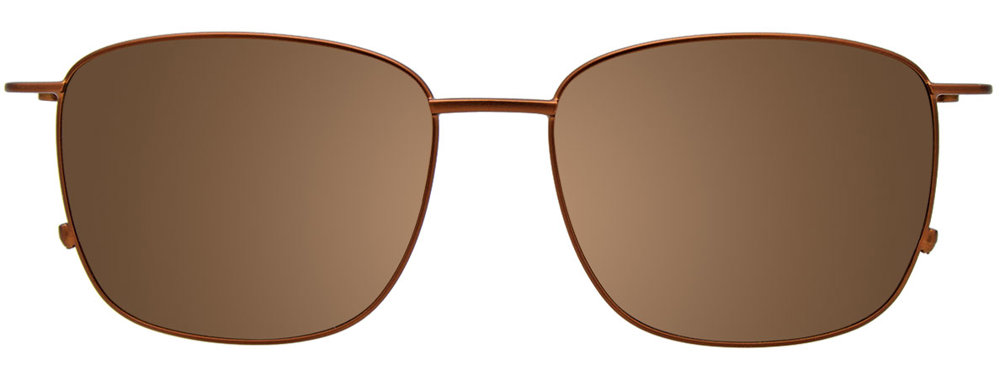 Sat Brown Clip On