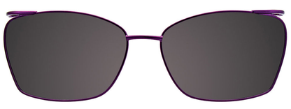 Purple Pattern Purple Clip On