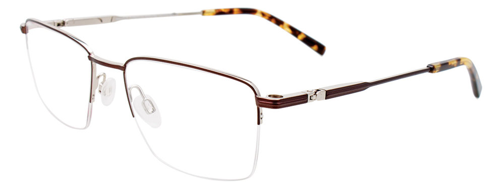 Satin Brown Satin Silver