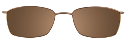 Satin Brown Clip On