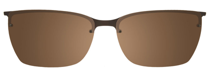 Satin Brown Clip On