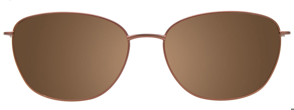 Light Brown Light Blue Clip On
