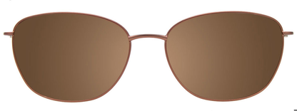 Light Brown Light Blue Clip On