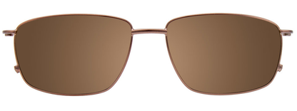 Satin Brown Clip On
