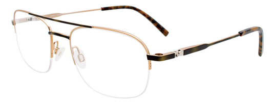 Satin Brown Marbled Gold