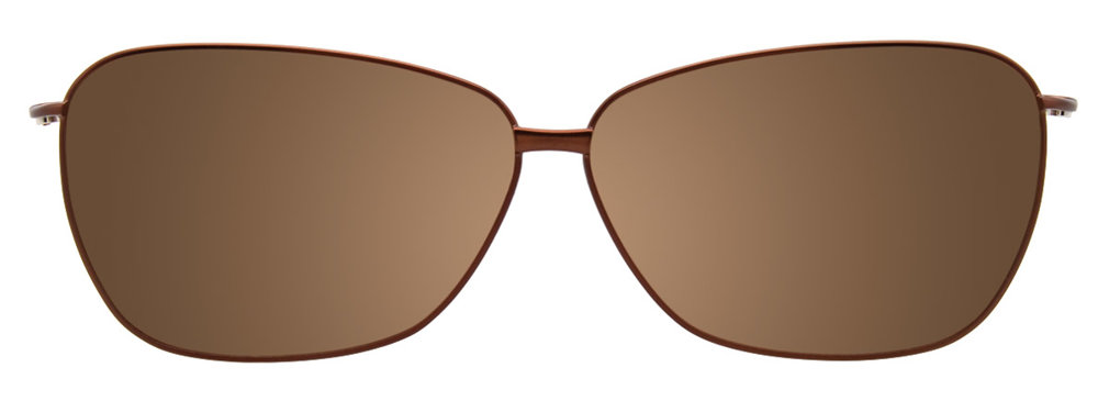 Gradient Brown Clip On
