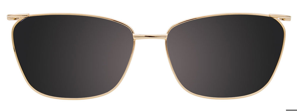 Beige Transp Prl Effect Gold Clip On