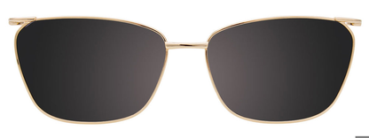 Beige Transp Prl Effect Gold Clip On