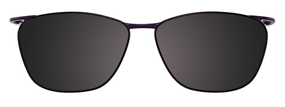 Matt Dark Plum Copper Clip On