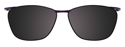 Matt Dark Plum Copper Clip On