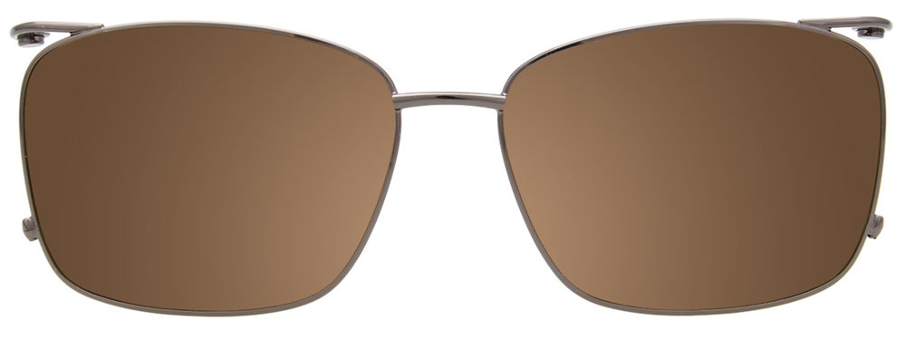 Brown Gold Clip On