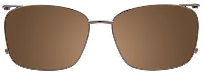 Brown Gold Clip On