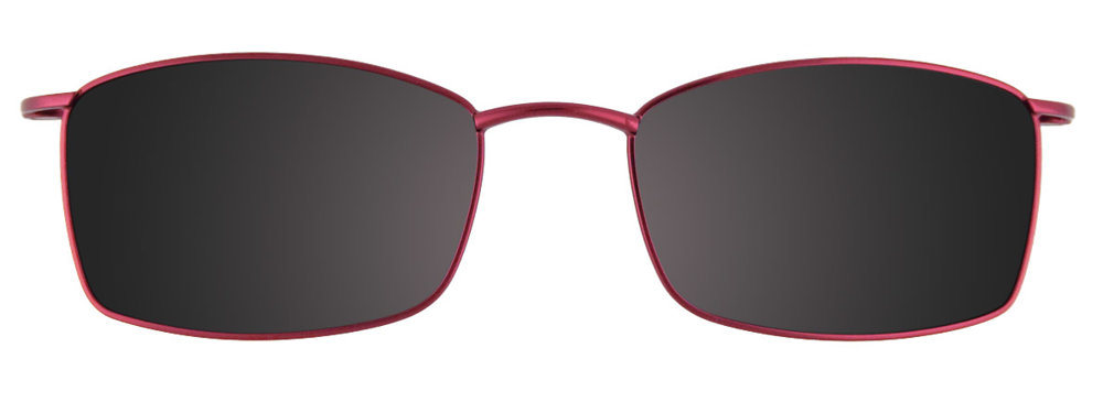 Satin Cranberry Clip On