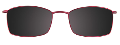 Satin Cranberry Clip On