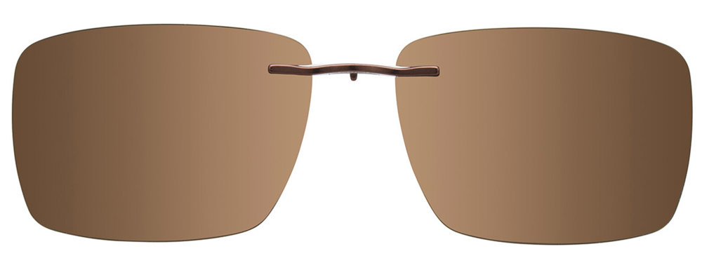 Satin Brown Clip On