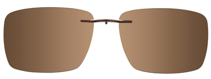 Satin Brown Clip On