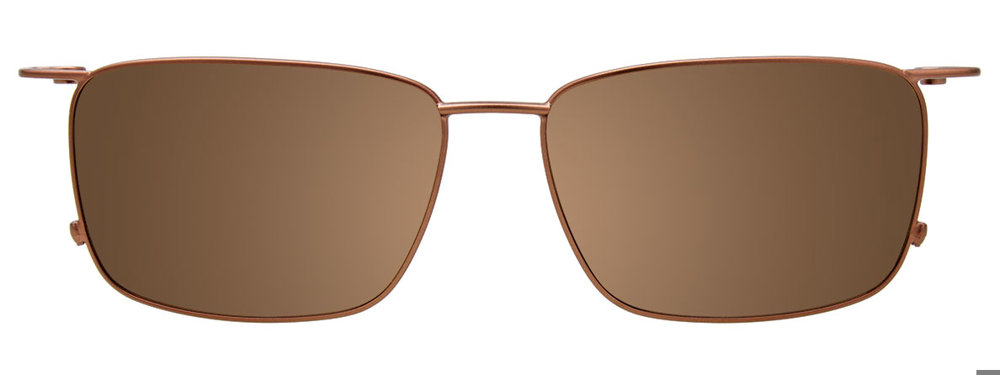 Brown Gradient Brown Clip On