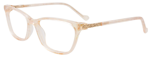 Beige Transp Prl Effect  Gold