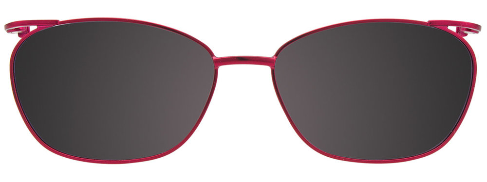 Satin Light Plum Burgundy Clip On