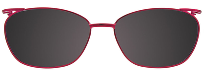 Satin Light Plum Burgundy Clip On