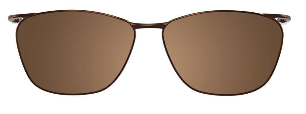Matt Dark Bronze Mauve Clip On